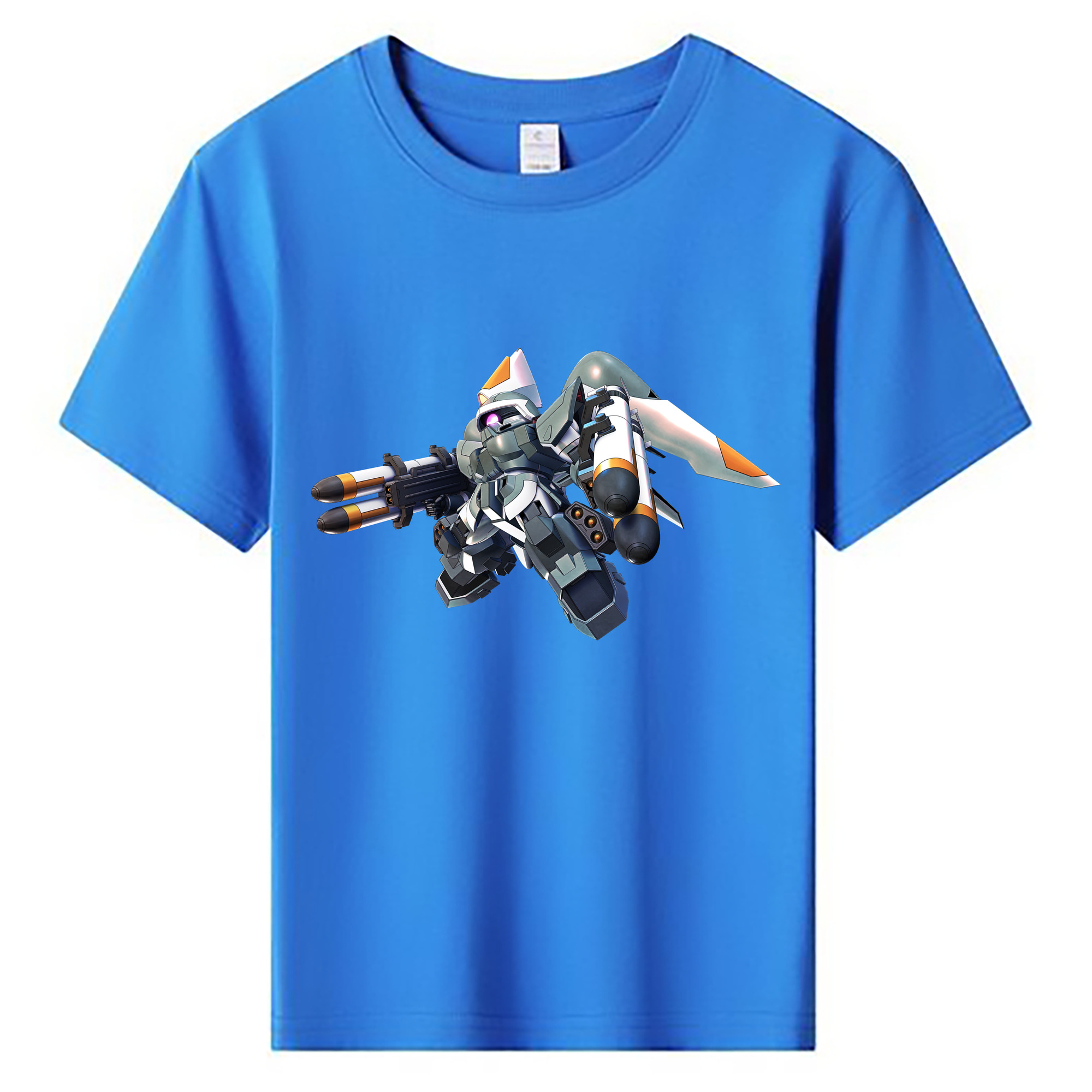 （画像用） 機動戦士ガンダム Mobile Suit Gundam 綿100％キッズTシャツ（フロントプリント）